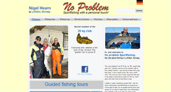 Desktop Screenshot of noproblemsportfishing.com